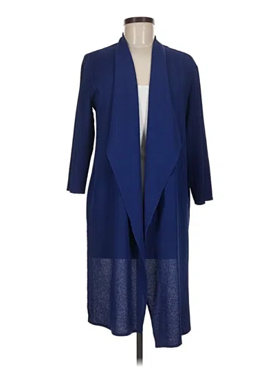 Pre-owned Travelers By Chico's Kimono In Blue