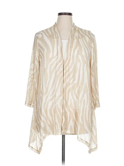 Pre-owned Travelers By Chico's Kimono In White