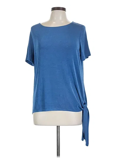 Pre-owned Travelers By Chico's Short Sleeve T-shirt In Blue