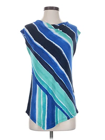 Pre-owned Travelers By Chico's Sleeveless T-shirt In Blue