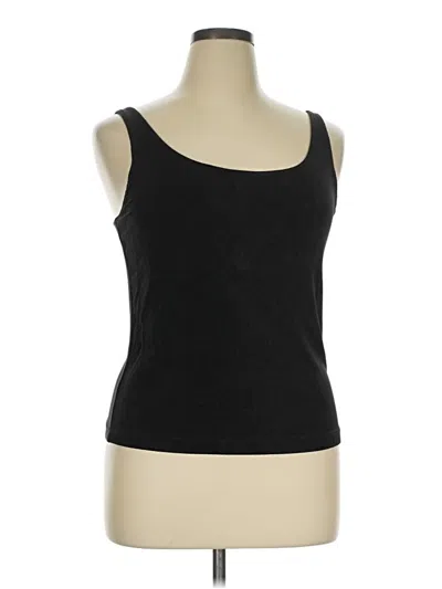 Pre-owned Travelers By Chico's Tank Top Black Strapless Neckline Tops
