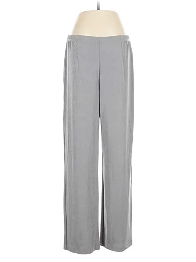 Pre-owned Travelers By Chico's Track Pants In Gray