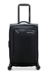 Traveler's Choice Travelers Choice Caymen 22-inch Spinner Carry-on With Usb Port In Black