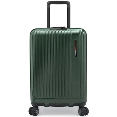 Traveler's Choice Travelers Choice Delmont 22-inch Hardside Spinner Carry-on In Green