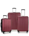 Traveler's Choice Elite Luggage Dori Expandable 3pc Luggage Set In Purple