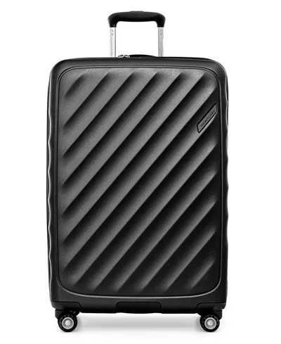 Traveler's Choice Elm Large Check-in Hardshell Expandable Spinner In Black