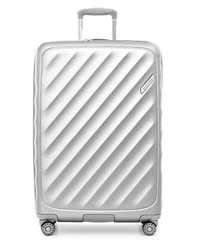Traveler's Choice Elm Large Check-in Hardshell Expandable Spinner In Silver