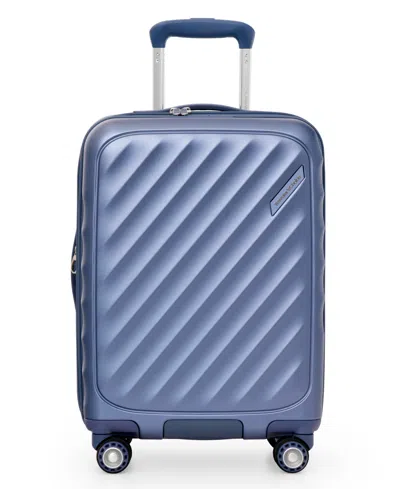 Traveler's Choice Elm Medium Carry-on Hardshell Expandable Spinner In Blue