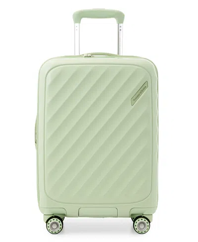 Traveler's Choice Elm Medium Carry-on Hardshell Expandable Spinner In Green