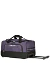Traveler's Choice Pacific Gear Pacific Gear Rolling Duffel Bag In Purple