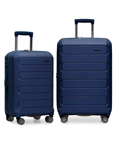 Traveler's Choice Pagosa 2-pc. Hardside Expandable Spinner Luggage Set In Blue