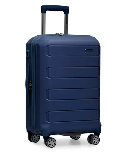 Traveler's Choice Pagosa Small Carry-on Hardside Expandable Spinner Luggage In Blue