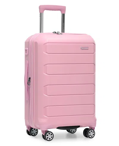 Traveler's Choice Pagosa Small Carry-on Hardside Expandable Spinner Luggage In Pink