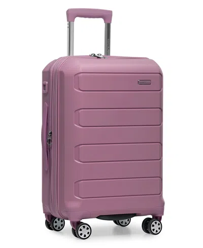 Traveler's Choice Pagosa Small Carry-on Hardside Expandable Spinner Luggage In Purple