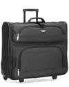 Traveler's Choice Travel Select Amsterdam Garment Bag In Black