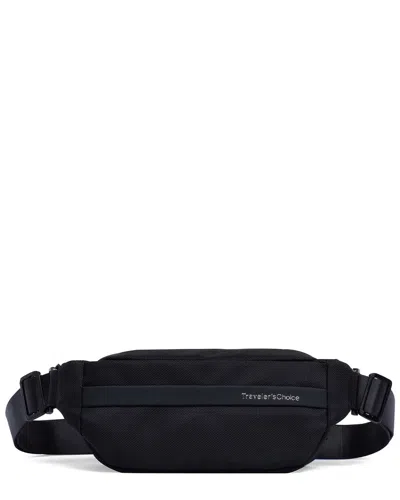 Traveler's Choice Belfast Sling Bag In Black