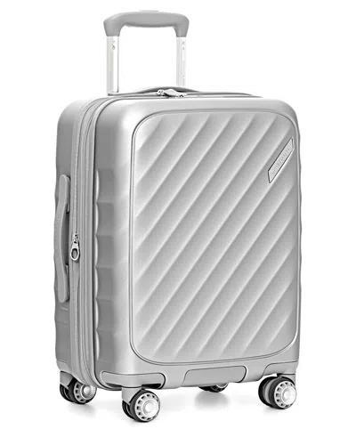 Traveler's Choice Elm Expandable 21in Carry-on In Silver
