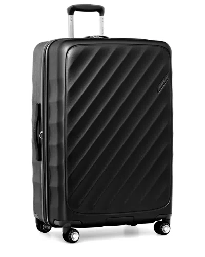 Traveler's Choice Elm Expandable Large Hardside Luggage In Black