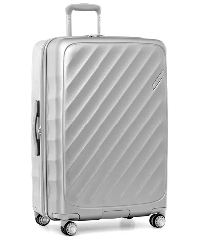 Traveler's Choice Elm Expandable Large Hardside Luggage In Silver