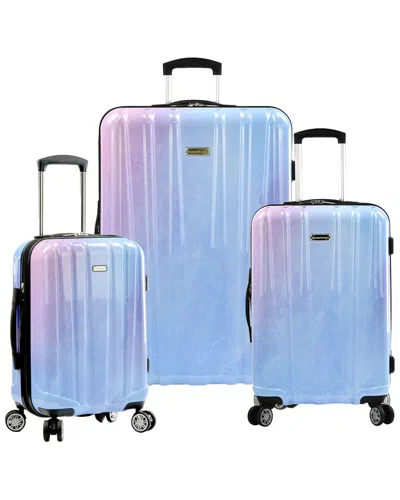 Traveler's Choice Ruma 3pc Hardside Spinner Luggage Set In Brown