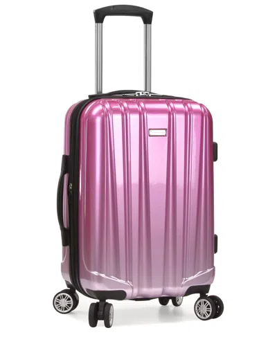 Traveler's Choice Ruma Ii Expandable 22in Carry-on In Pink