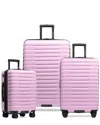 Traveler's Choice Us Traveler Boren Expandable 3pc Luggage Set In Purple