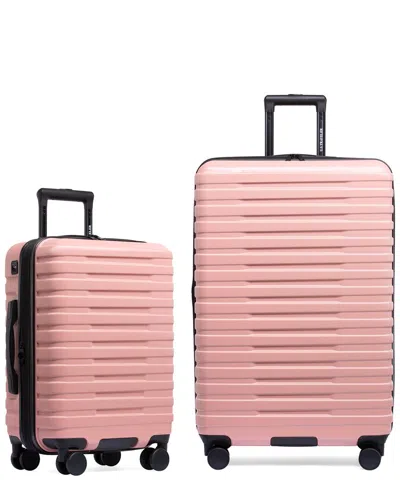 Traveler's Choice Us Traveler Boren Expandable Medium Hardside Luggage In Pink