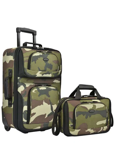 Traveler's Choice Us Traveler Rio Expandable 2pc Luggage Set