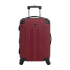 Travelers Club Chicago 20" Hardside Expandable Lightweight Luggage In Red