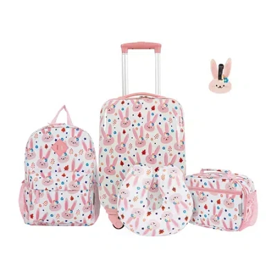 Travelers Club Kids 20" Hardside Expandable Lightweight Luggage In Pink