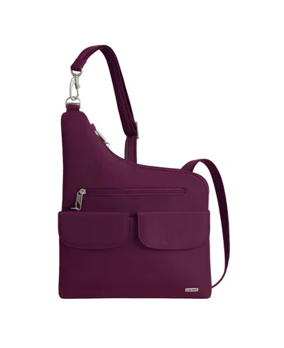 Travelon Anti-theft Classic Crossbody In Burgundy