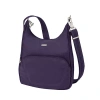 Travelon Anti-theft Classic Essential Messenger Bag In Purple