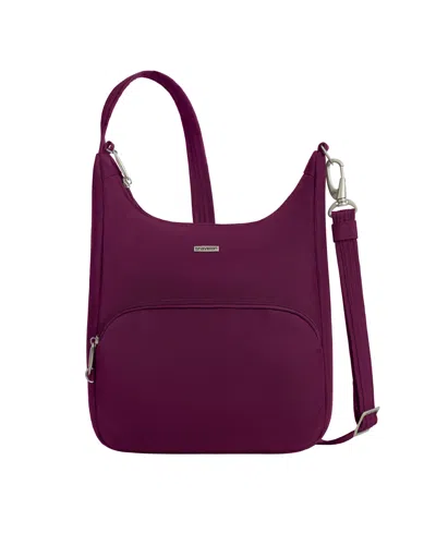 Travelon Anti-theft Classic Essential Messenger In Burgundy
