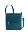Travelon Anti-theft Classic Mini Shoulder Bag In Blue