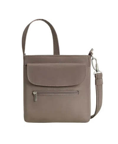Travelon Anti-theft Classic Mini Shoulder Bag In Brown