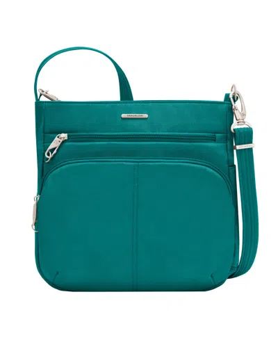 Travelon Anti-theft Classic North/south Crossbody In Green