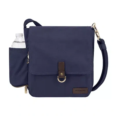 Travelon Anti-theft Courier Tour Bag In Blue