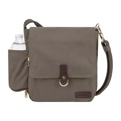 Travelon Anti-theft Courier Tour Bag In Sand