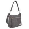 Travelon Anti-theft Heritage Hobo Bag In Gray