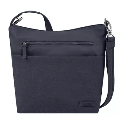Travelon Anti-theft Metro Crossbody Bag In Blue