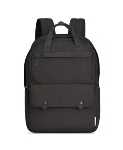 Travelon Sustainable Antimicrobial Anti-theft Origin Backpack In Black