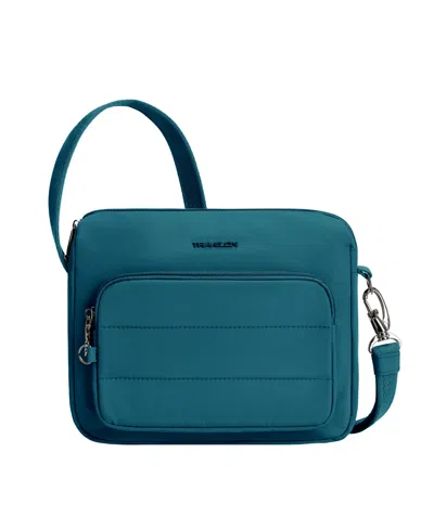 Travelon Anti-theft Roam East/west Crossbody In Blue