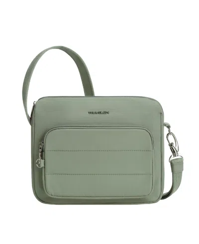 Travelon Anti-theft Roam East/west Crossbody In Green