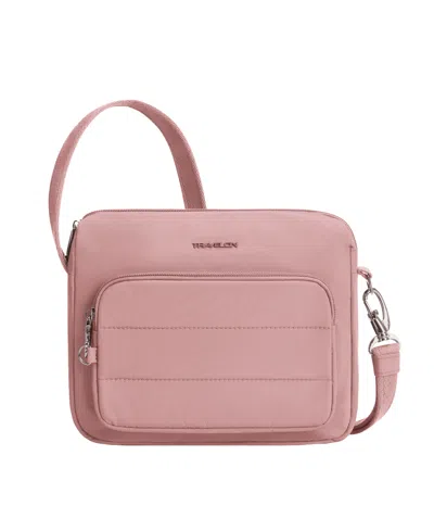 Travelon Anti-theft Roam East/west Crossbody In Pink