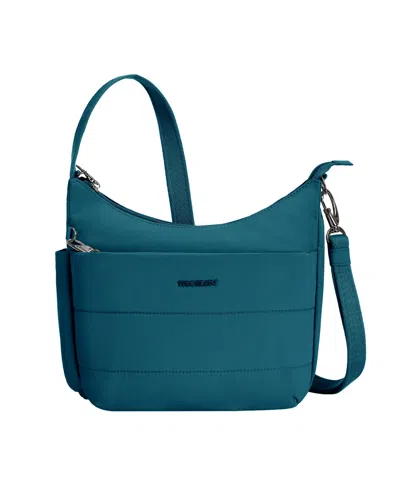 Travelon Anti-theft Roam Medium Crossbody In Blue