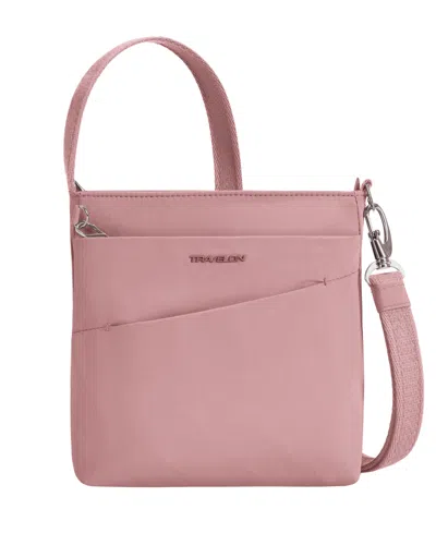 Travelon Anti-theft Roam Small Crossbody In Pink