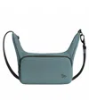 Travelon Anti-theft The Voyages East/west Crossbody In Blue