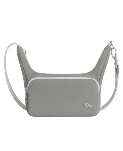 Travelon Anti-theft The Voyages East/west Crossbody In Gray