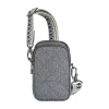 Travelon Boho Anti-theft 2 Compartment Phone Crossbody In Gray