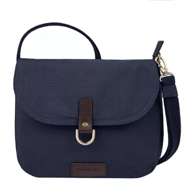 Travelon Courier Collection Tote In Blue